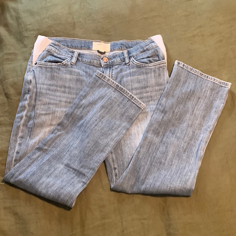 Hatch side panel maternity jeans by Current and Elliott